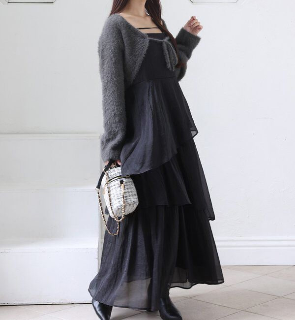  「ボレロセットイレヘムワンピース」|ワンピース|