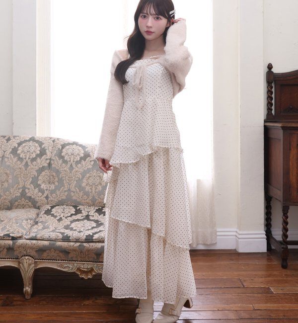  「ボレロセットイレヘムワンピース」|ワンピース|