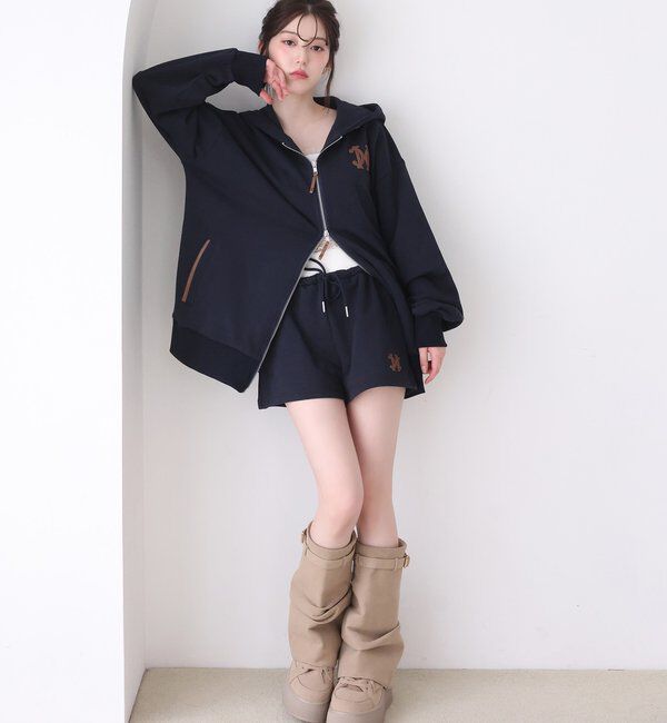  「【セットアップ可能】ロゴ配色パーカー」|プルオーバー|