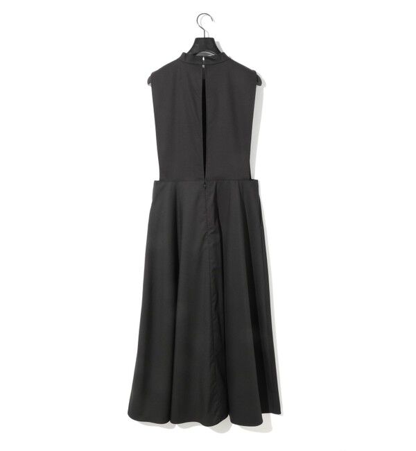 MIDIUMISOLID「MIDIUMISOLID for Ladies バックスリットオーバーフレアワンピース」|ワンピース|