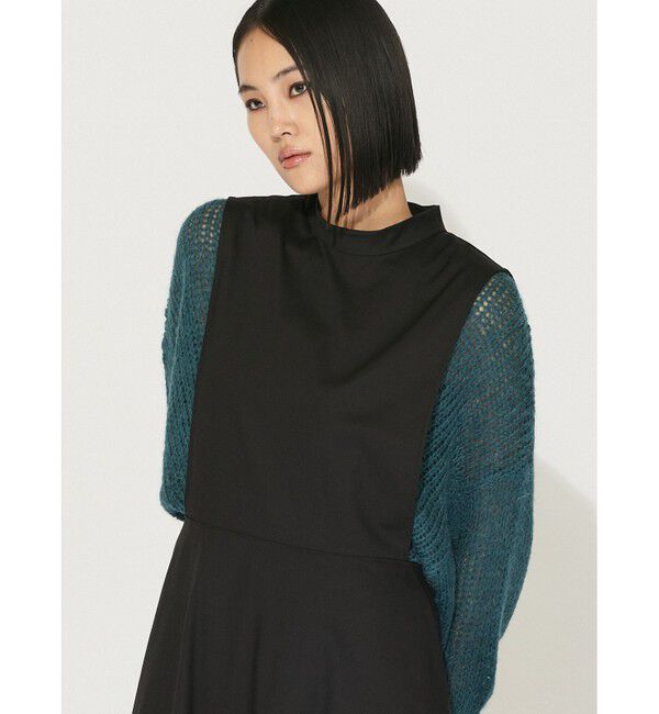 MIDIUMISOLID「MIDIUMISOLID for Ladies バックスリットオーバーフレアワンピース」|ワンピース|