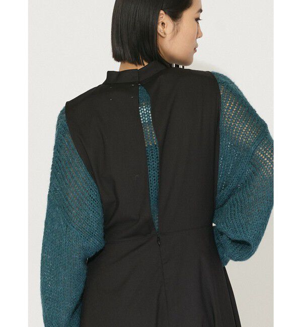 MIDIUMISOLID「MIDIUMISOLID for Ladies バックスリットオーバーフレアワンピース」|ワンピース|