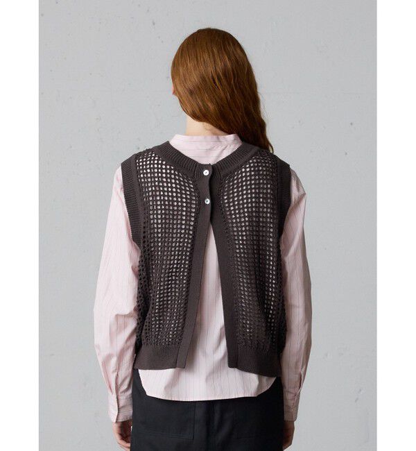 MidiUmi「MidiUmi メッシュニット2WAYベスト」|ベスト・ジレ|