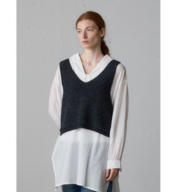 MidiUmi「MidiUmi パイルボアニットベスト」|ベスト・ジレ|