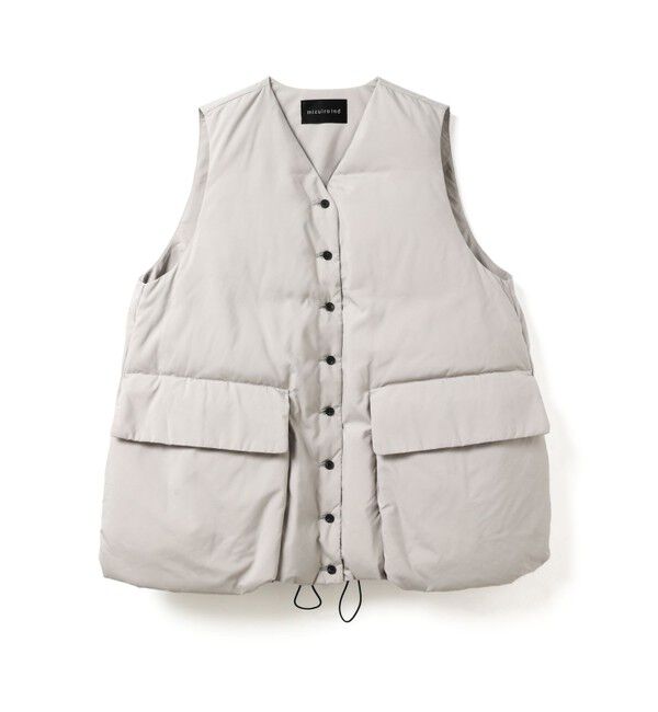 mizuiro ind「mizuiro ind ダウンベスト」|ベスト・ジレ|ライトグレー