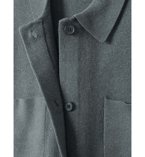 mizuiro ind「mizuiro ind 襟付きワイドベスト」|ベスト・ジレ|