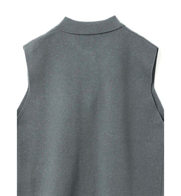 mizuiro ind「mizuiro ind 襟付きワイドベスト」|ベスト・ジレ|