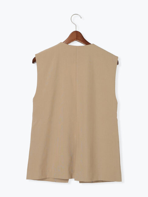 Te chichi「麻調Yカラージレ」|ダウンベスト・ベスト|