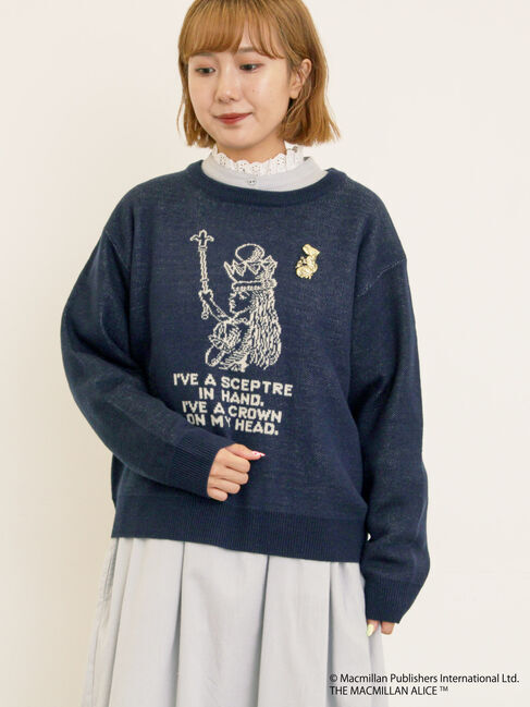 Samansa Mos2「【Alice&times;Samansa Mos2】ジャカードニット」|ニット・セーター|