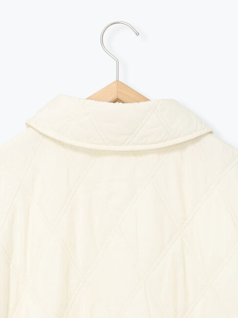 Samansa Mos2 blue「バルーンキルトジャケット」|その他|