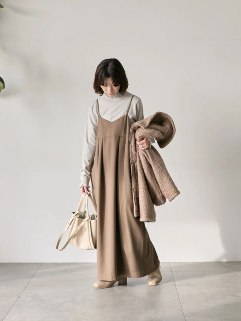 Samansa Mos2 blue「フリル衿ニットプルオーバー」|ニット・セーター|