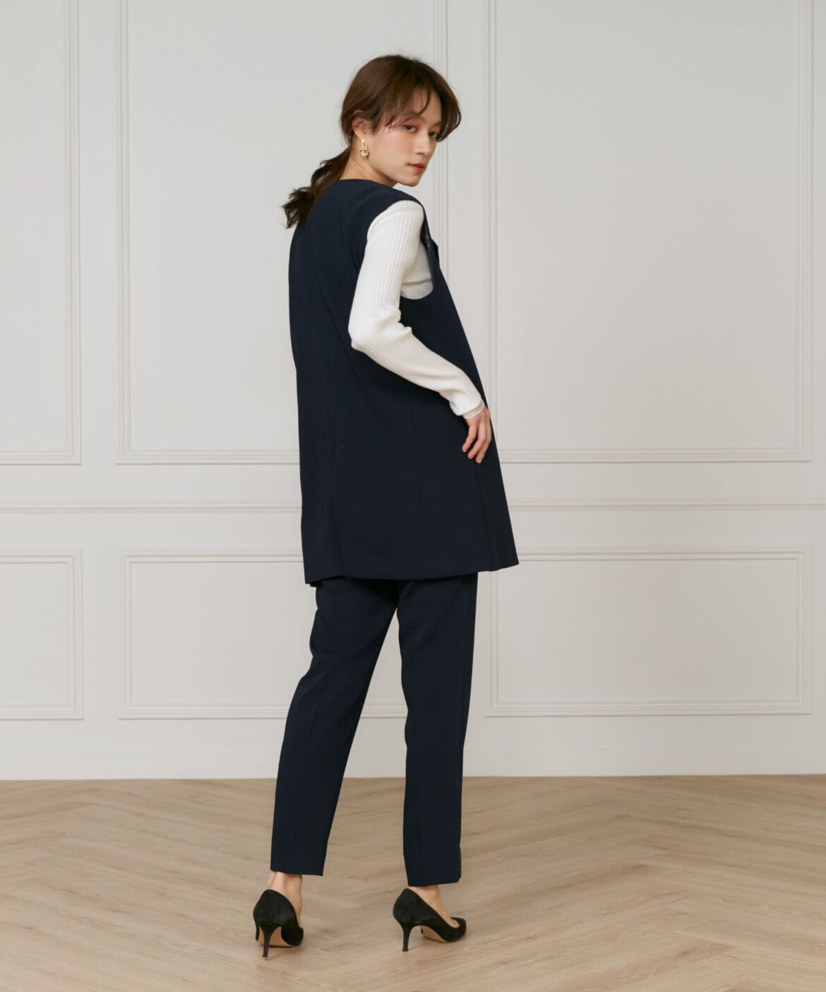 INED「ジレ 」|ダウンベスト・ベスト|