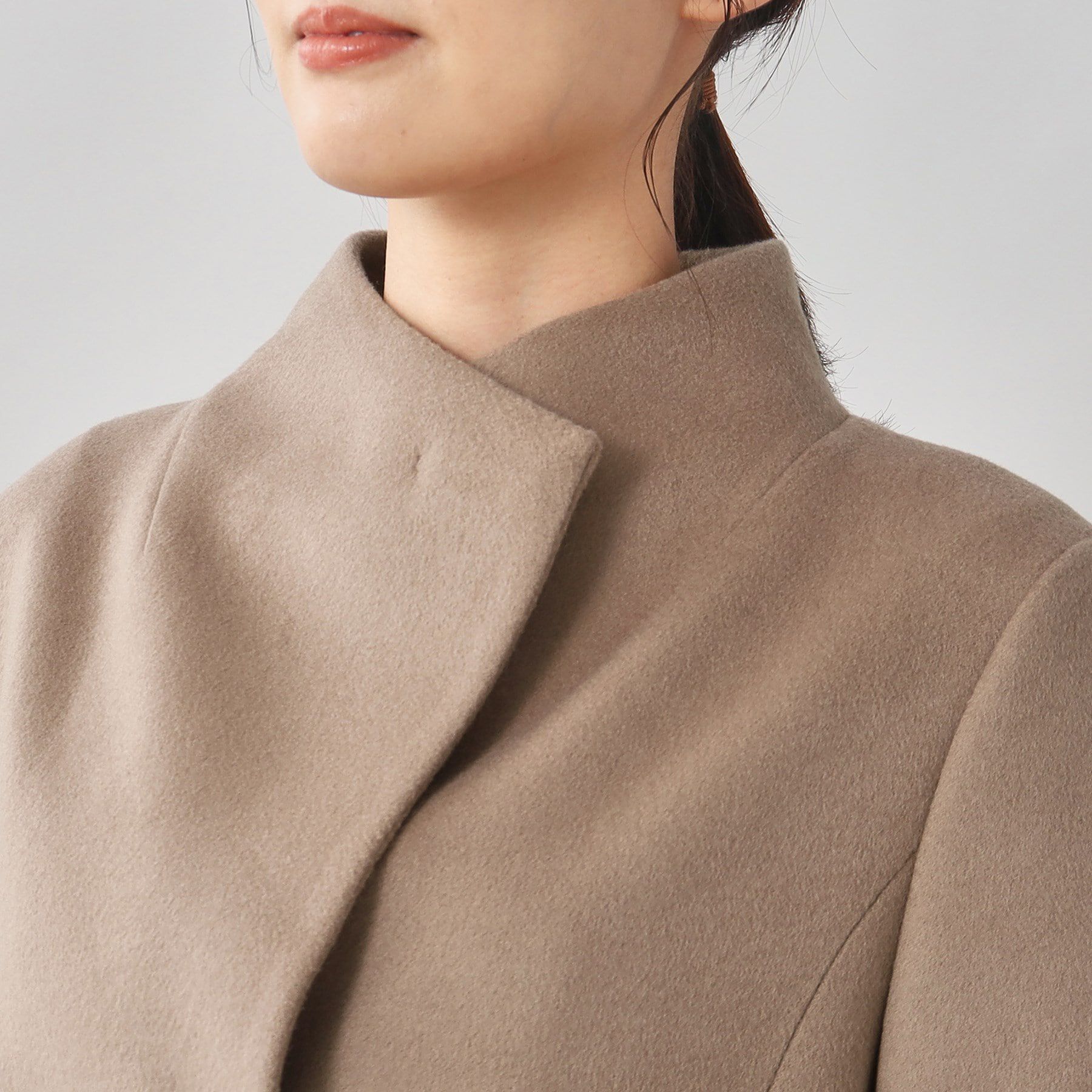 UNTITLED「【日本製／2WAY衿】スタンドカラー ロングコート」|その他|