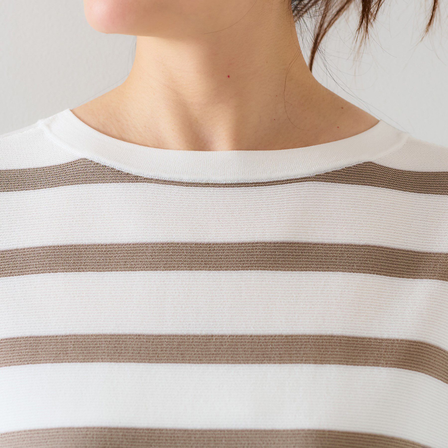 UNTITLED「【12色展開/体型カバー/2way】バウンドスリーブニット」|ニット・セーター|