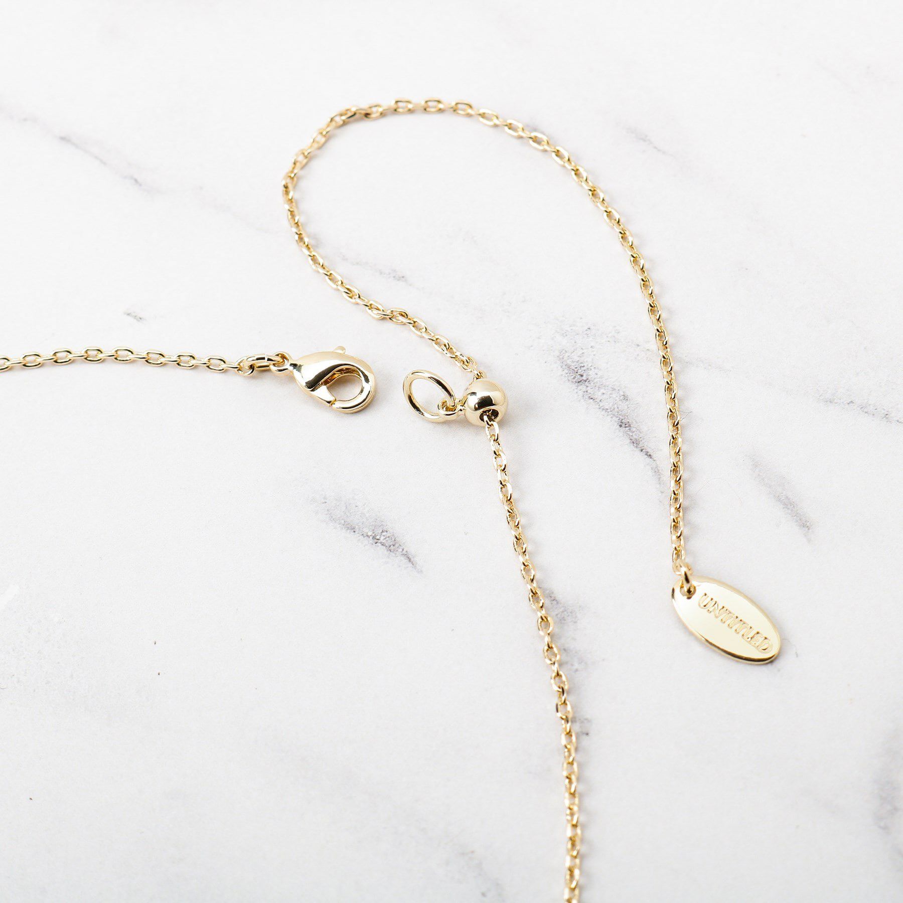 UNTITLED「【追加】ライトダブルリングネックレス」|ネックレス|