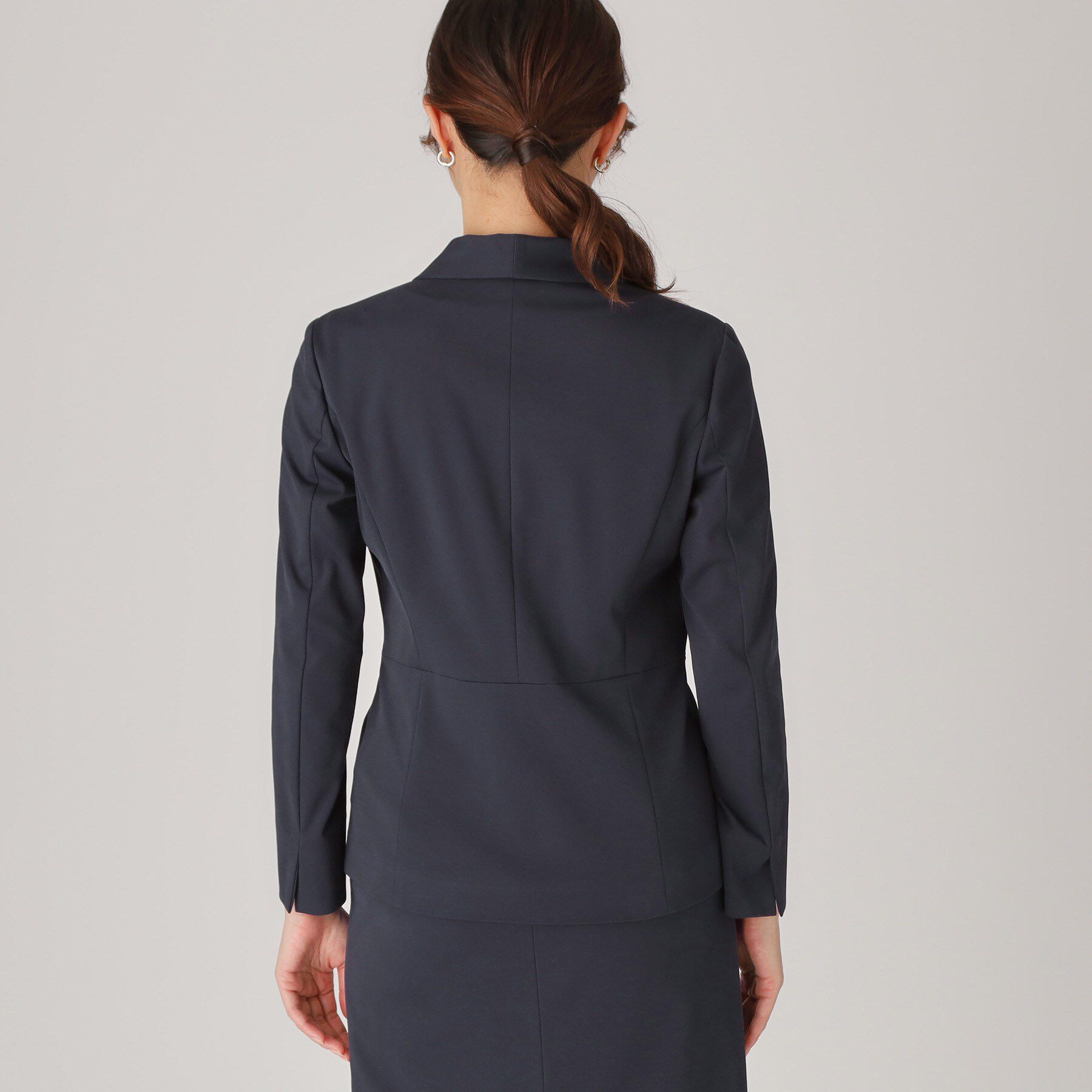 COUP DE CHANCE「【洗える／日本製】ショールカラージャケット」|ノーカラージャケット|