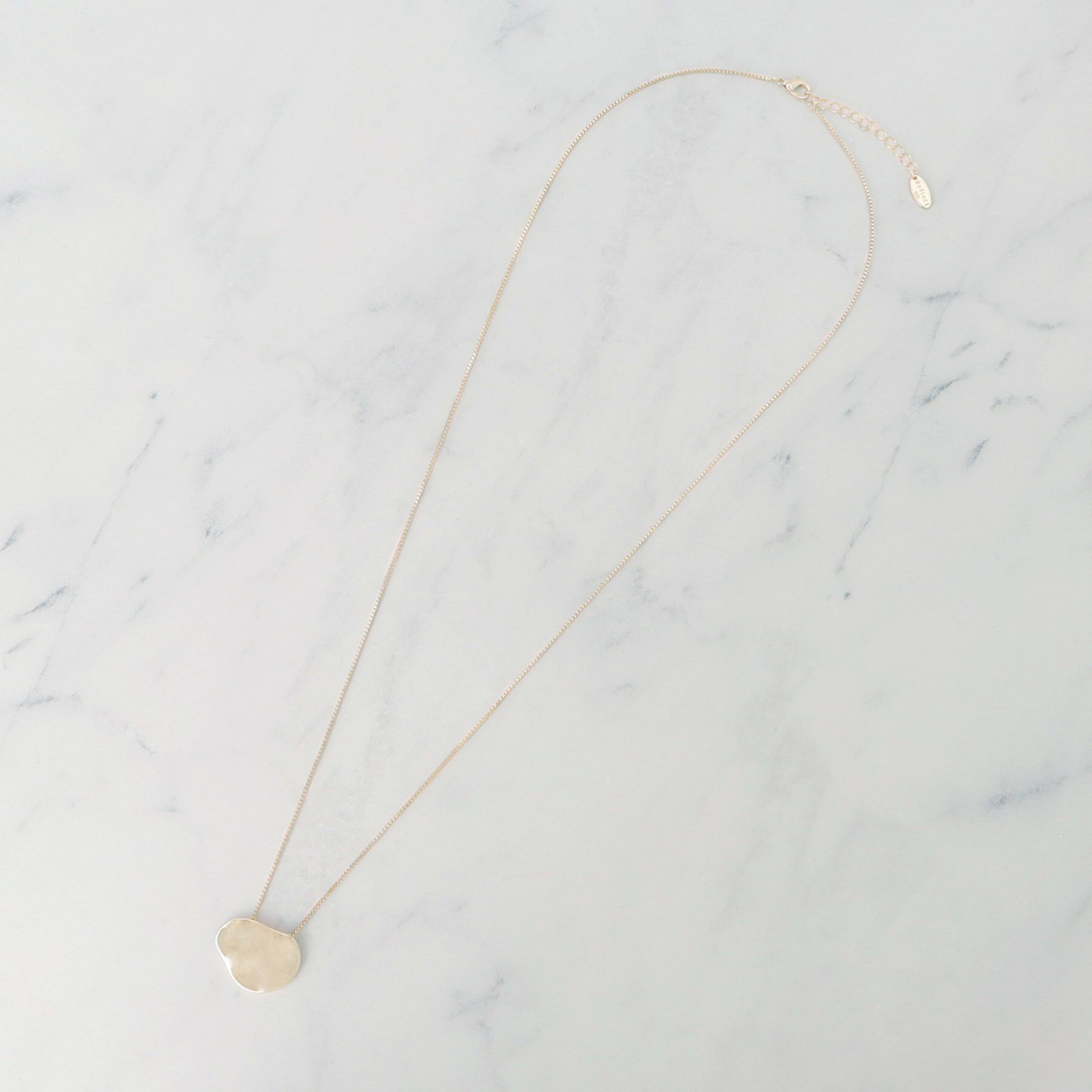 Reflect「メタルプレートロングネックレス」|ネックレス|