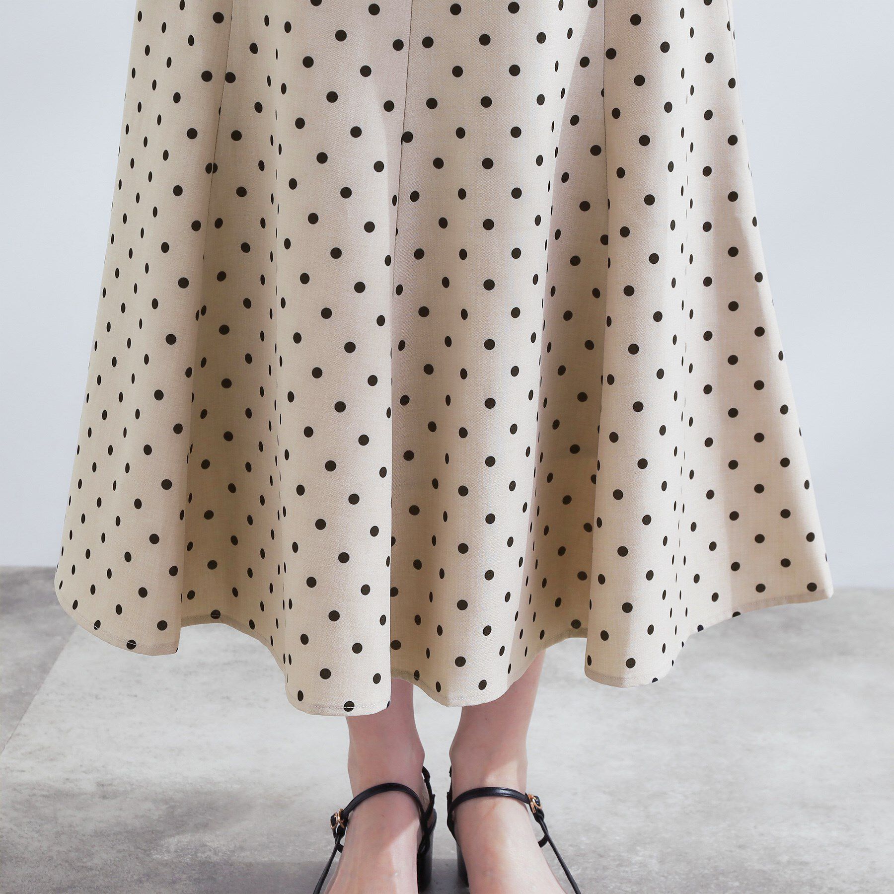 grove「ドットで華やぐ　軽やかマーメイドスカート」|スカート|