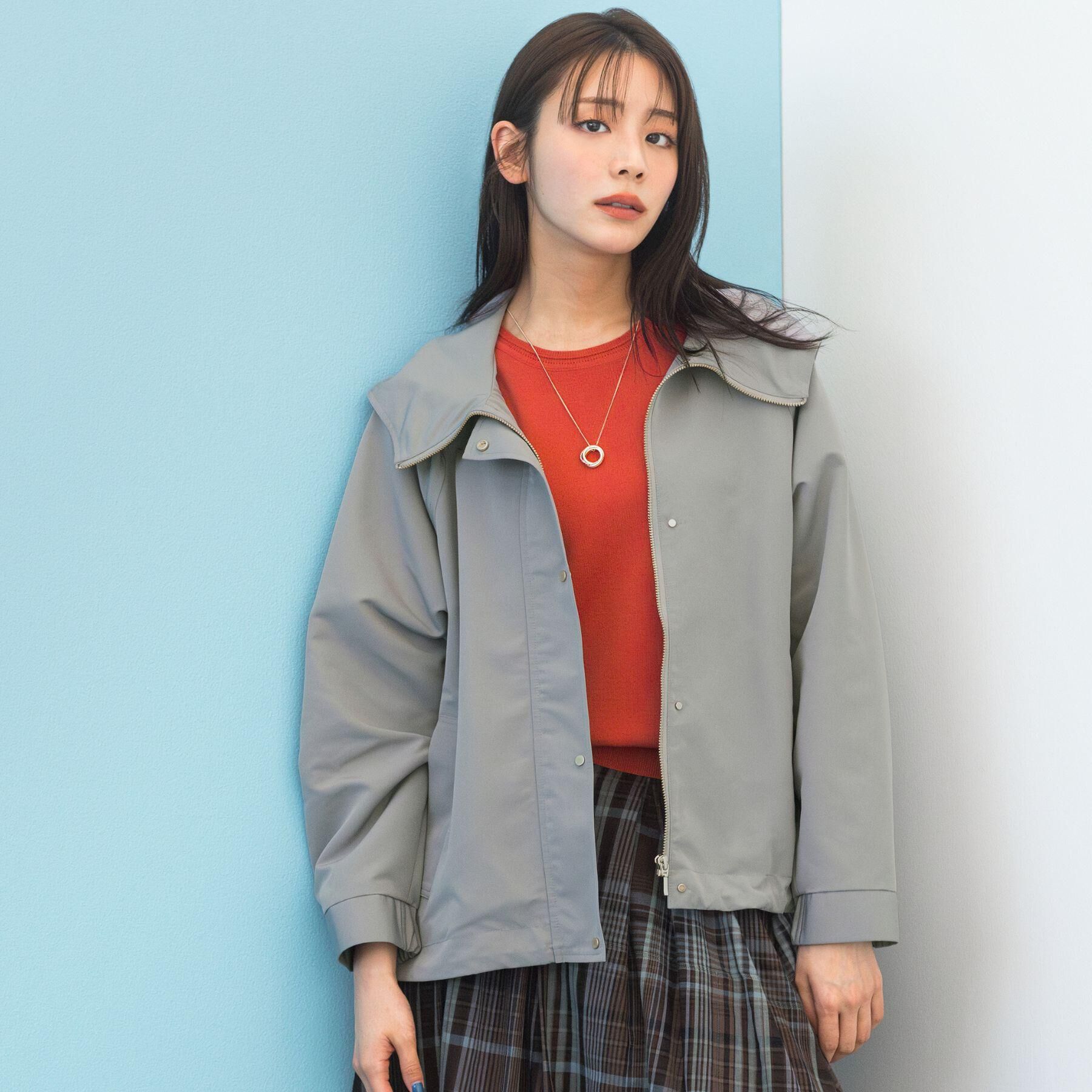 grove「【貴島明日香さん着用・シリーズ累計34万枚】やわらかドライタッチ 五分袖クルーネックニット」|ニット・セーター|