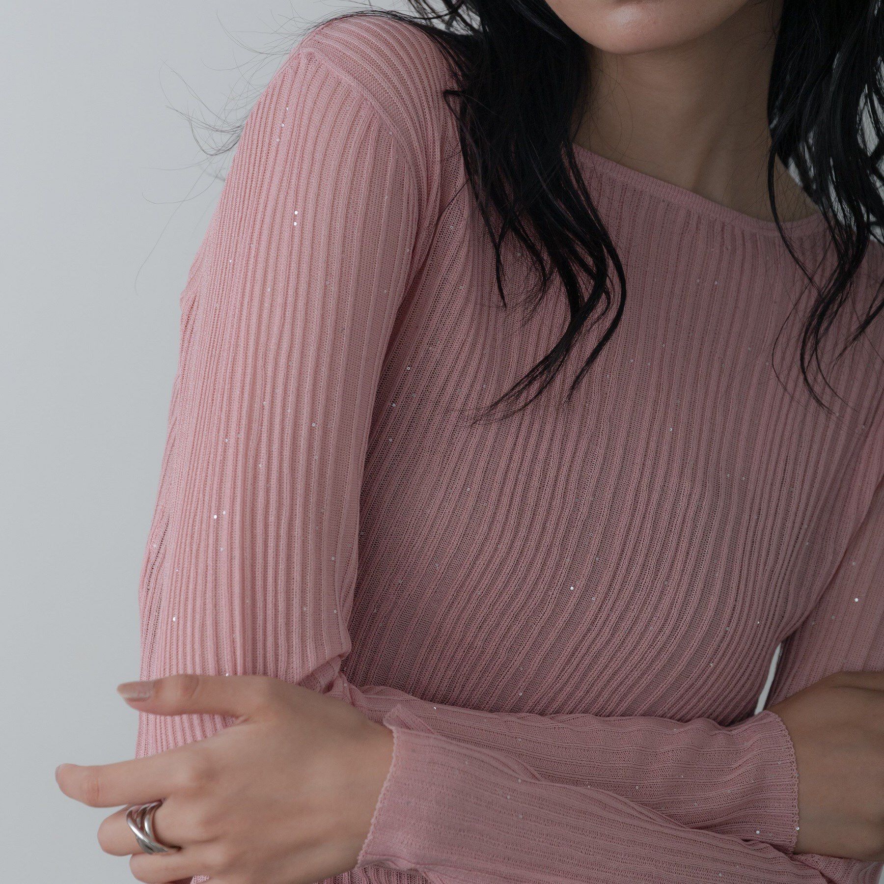 GALLEST「シアースパンコールニット」|ニット・セーター|
