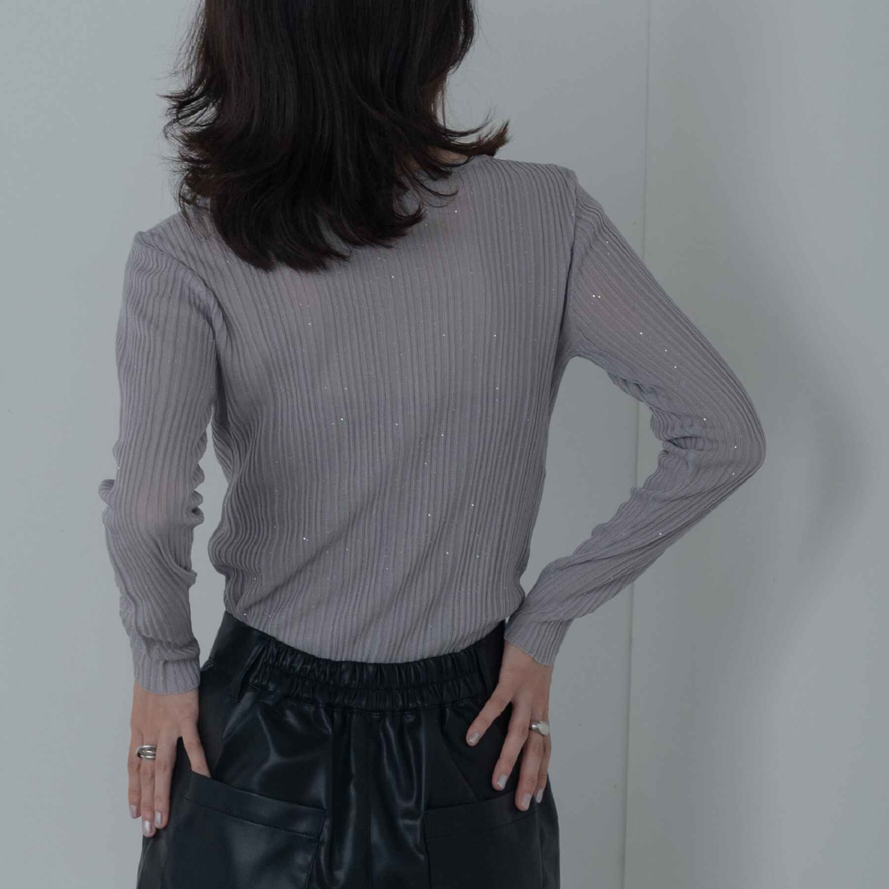 GALLEST「シアースパンコールニット」|ニット・セーター|