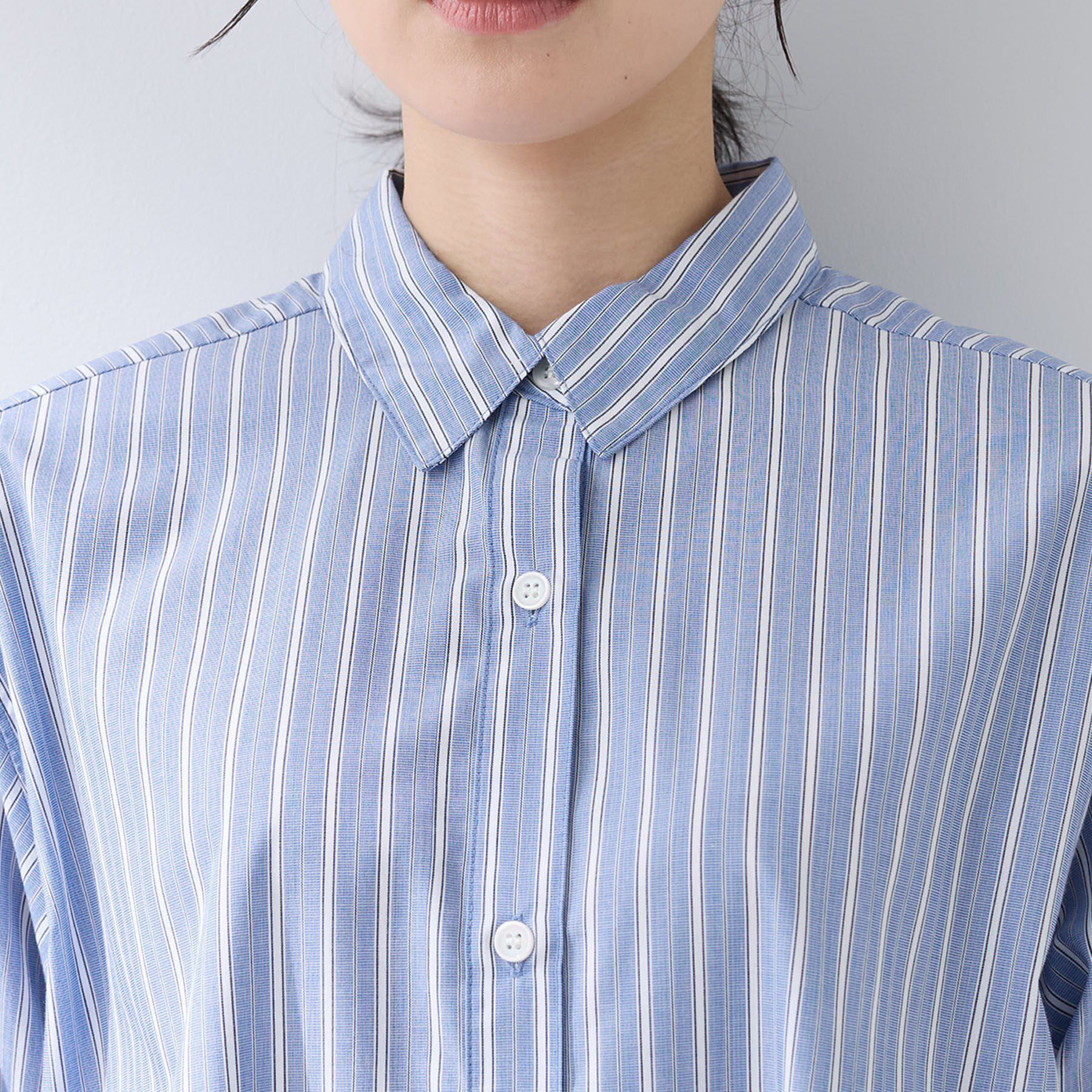 INDIVI「【羽織りとしても活躍】ベーシックレギュラーシャツ」|シャツ・ブラウス|