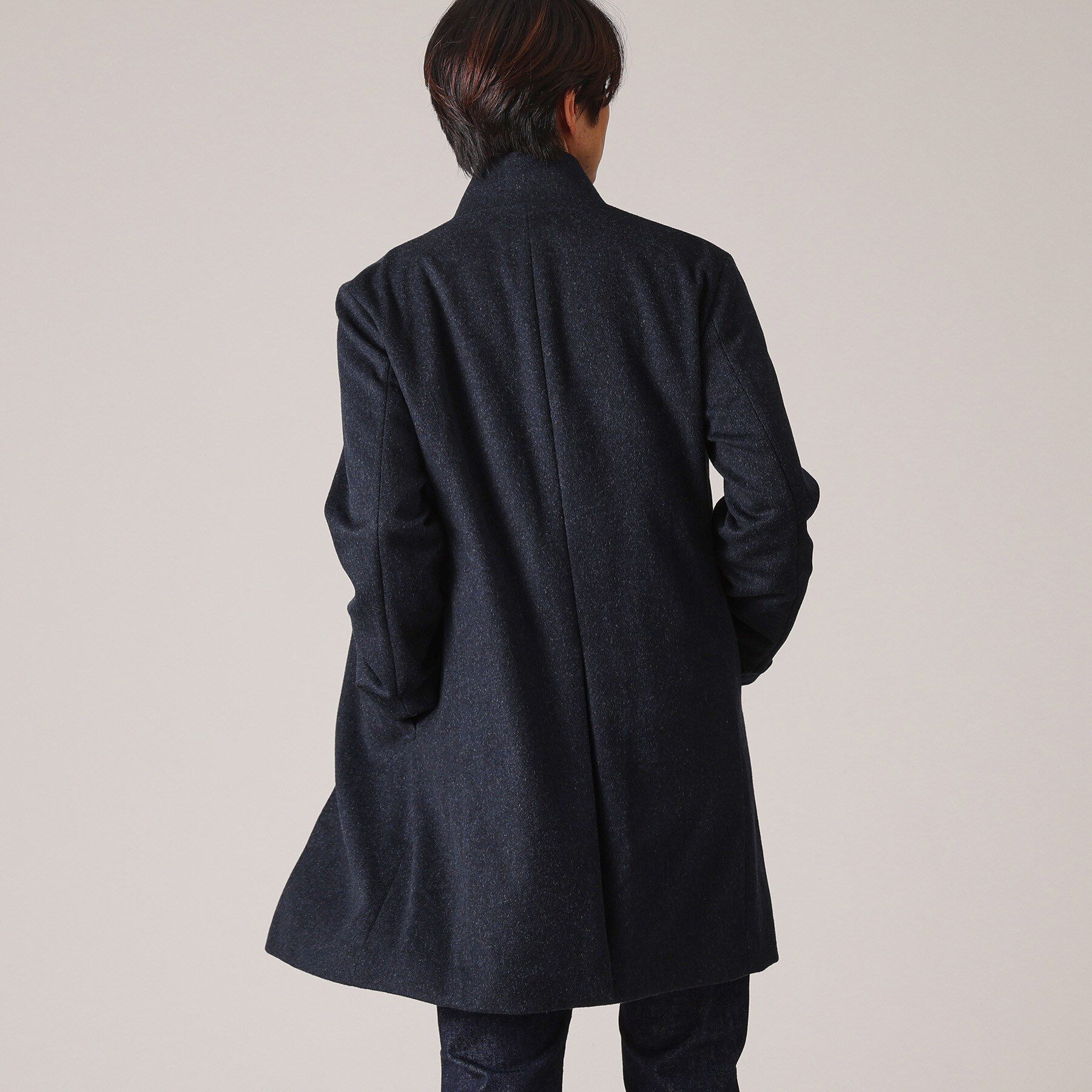 TAKEO KIKUCHI「【ウールカシミヤブレンド】ビーバー調 スタンドカラー コート」|その他|