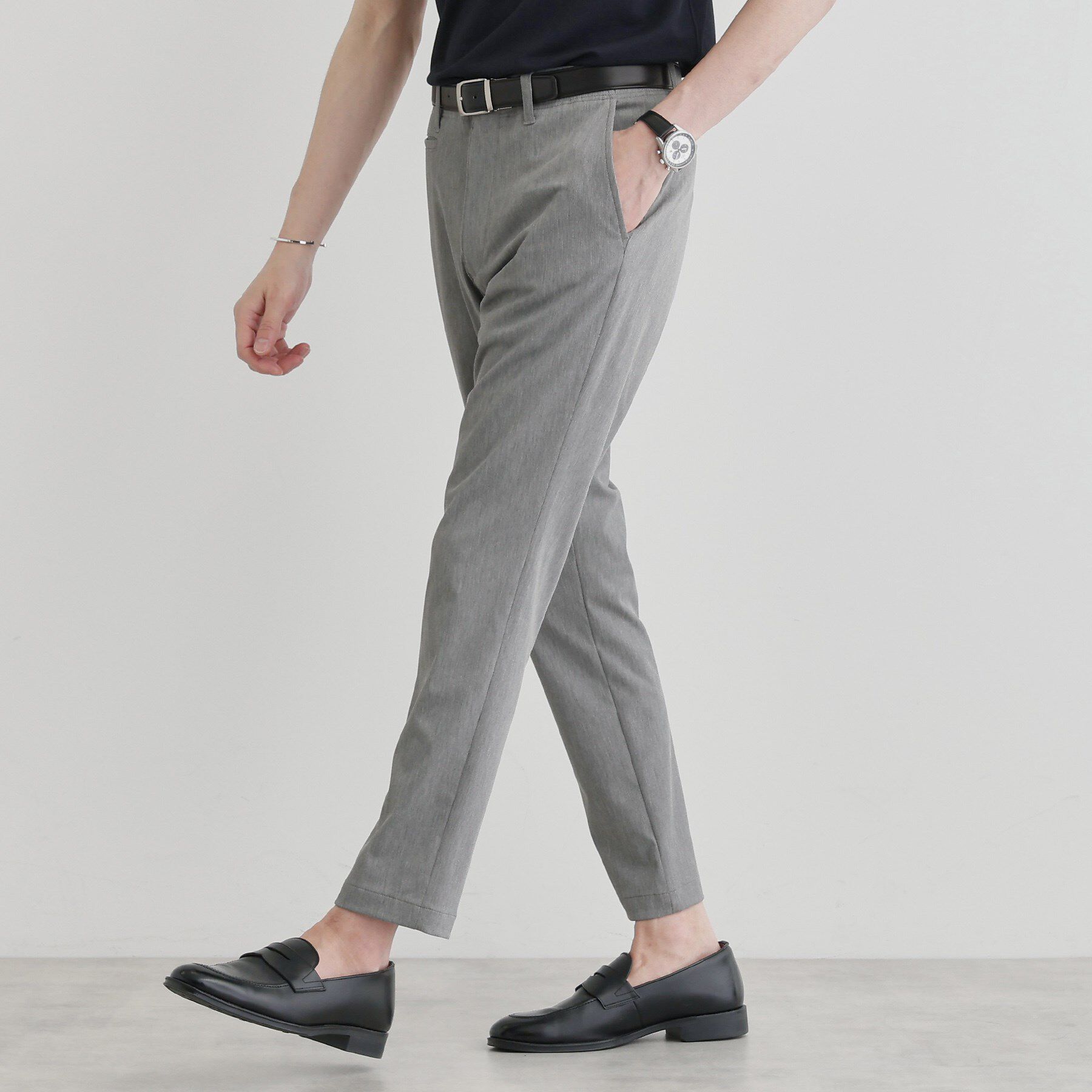 TAKEO KIKUCHI「【LIMITED】ワンダーシェイプ 360&deg;ストレッチ テーパードスキニーパンツ」|その他|ライトグレー(011