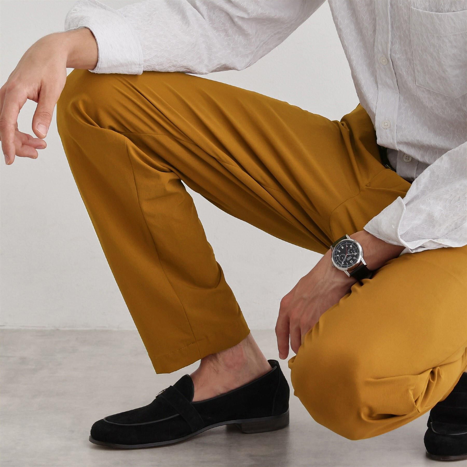 TAKEO KIKUCHI「【3Dナイロンストレッチ】スリムイージーパンツ」|その他|