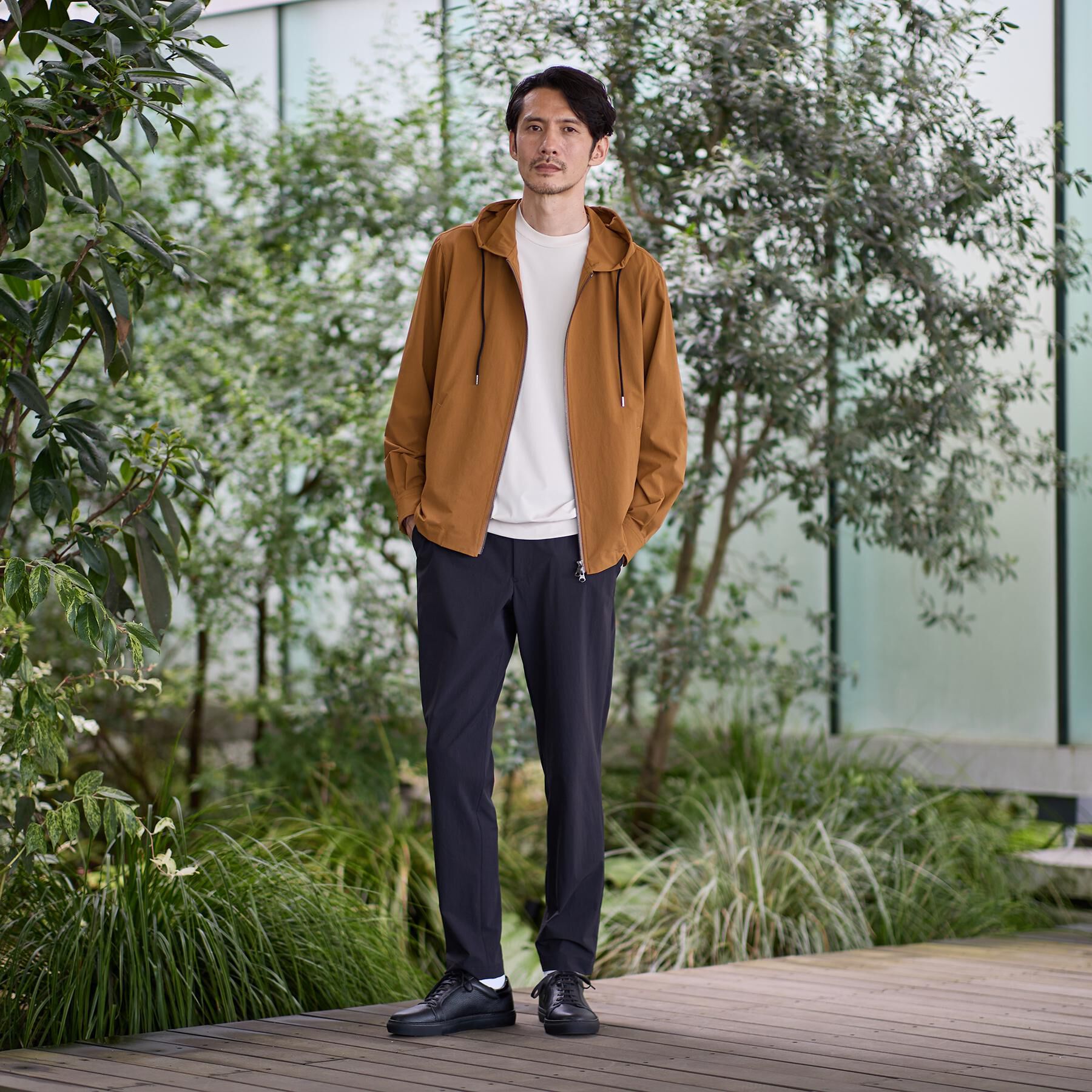 TAKEO KIKUCHI「【3Dナイロンストレッチ】スリムイージーパンツ」|その他|