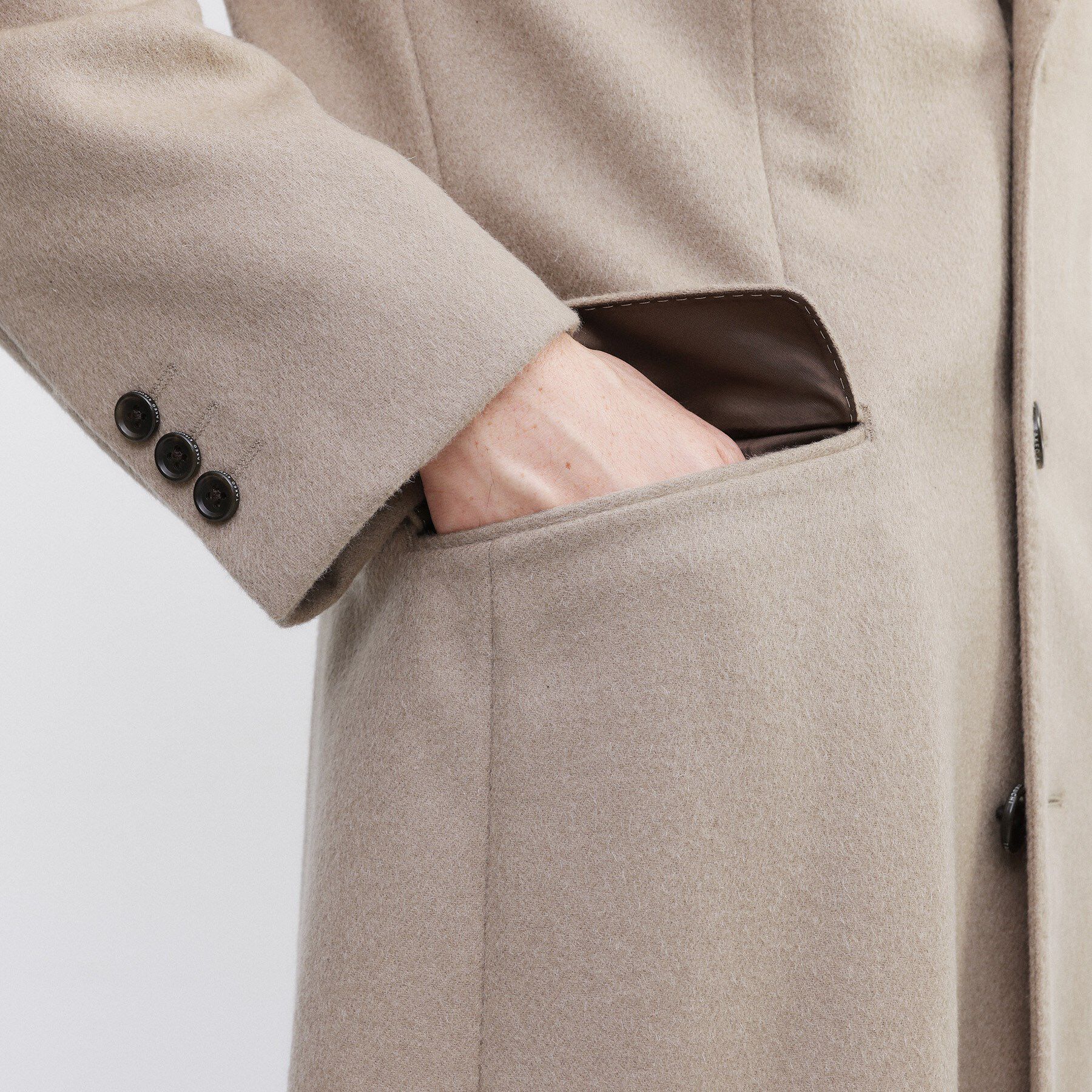 TAKEO KIKUCHI「カシミヤブレンド ビーバー調チェスターコート」|その他|