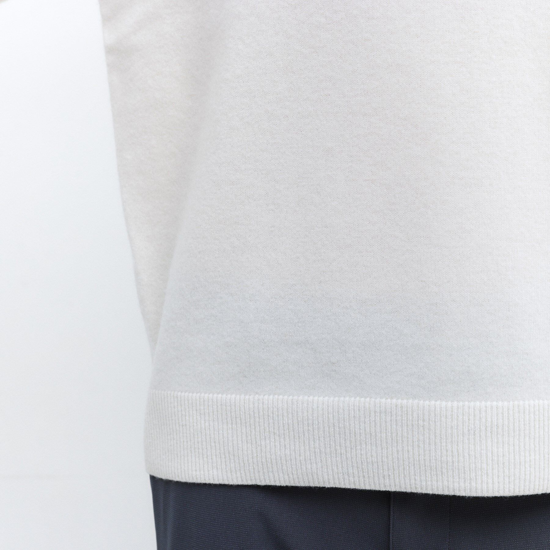 TAKEO KIKUCHI「【Air Palette Knit】ワンポイント カラーニット プルオーバー」|ニット・セーター|