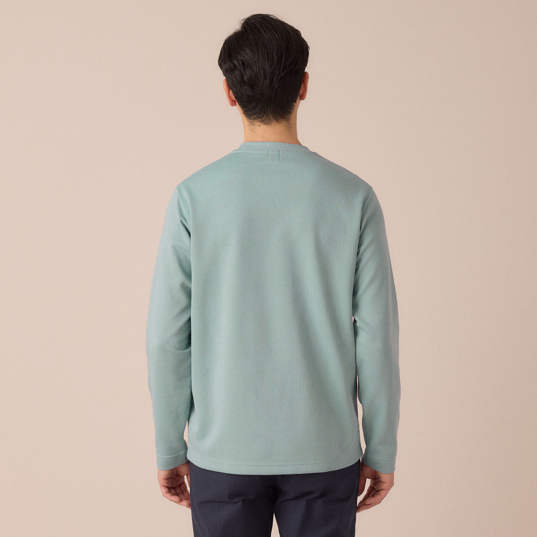 TAKEO KIKUCHI「【尾州ファブリック】ジャガードカットソー」|Tシャツ・カットソー|