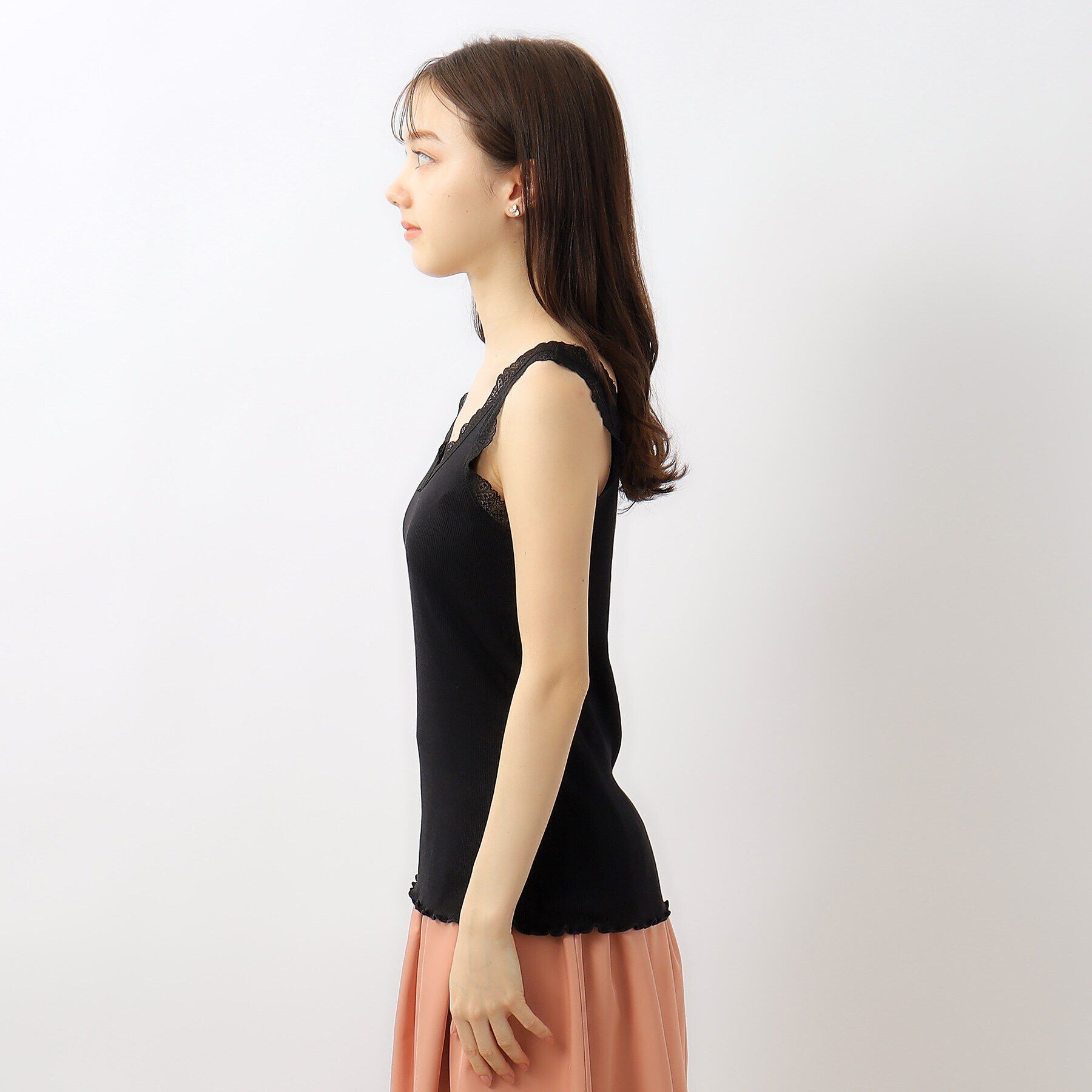 index「前後2way レースタンクトップ【洗濯機洗い可】」|キャミソール|