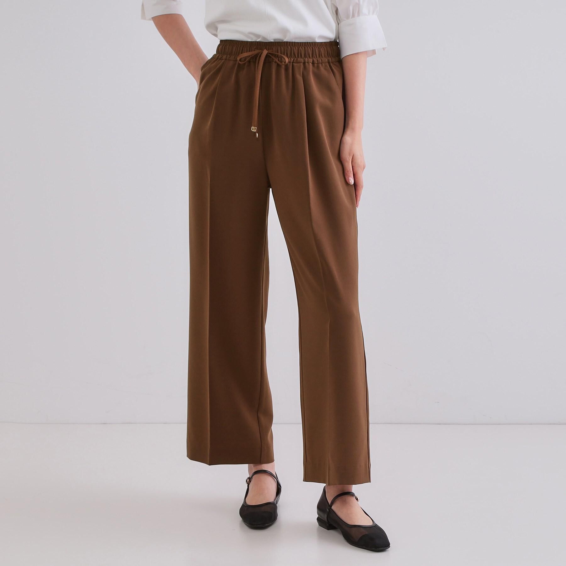 OPAQUE.CLIP「《6色展開/丈が選べる》美脚イージーワイドパンツ/セットアップ対応【ストレッチ/洗濯機洗い可/防シワ」|その他|