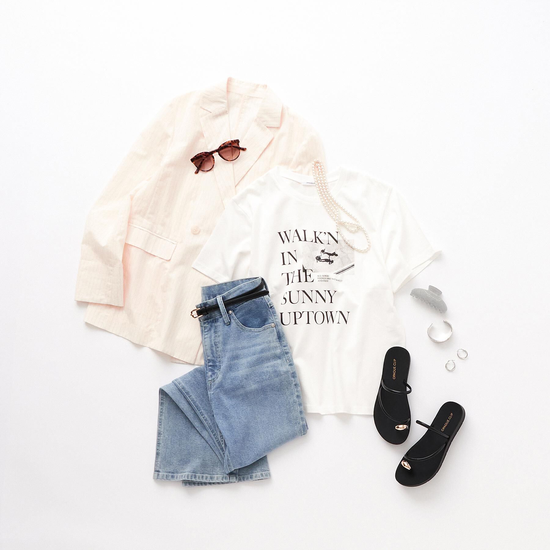 OPAQUE.CLIP「サムリングフラットサンダル」|サンダル|