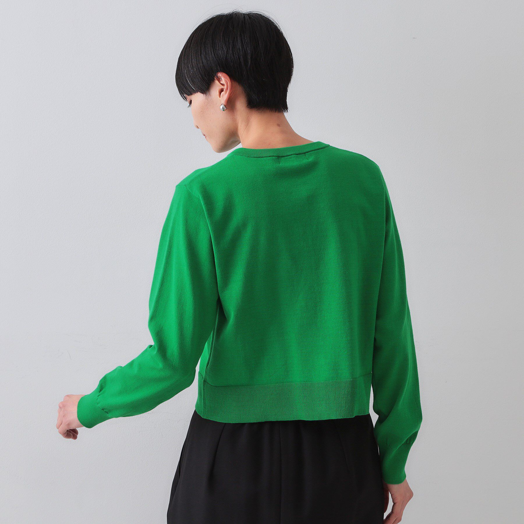 OPAQUE.CLIP「ショートニットカーディガン【UV/洗濯機洗い可】」|カーディガン|