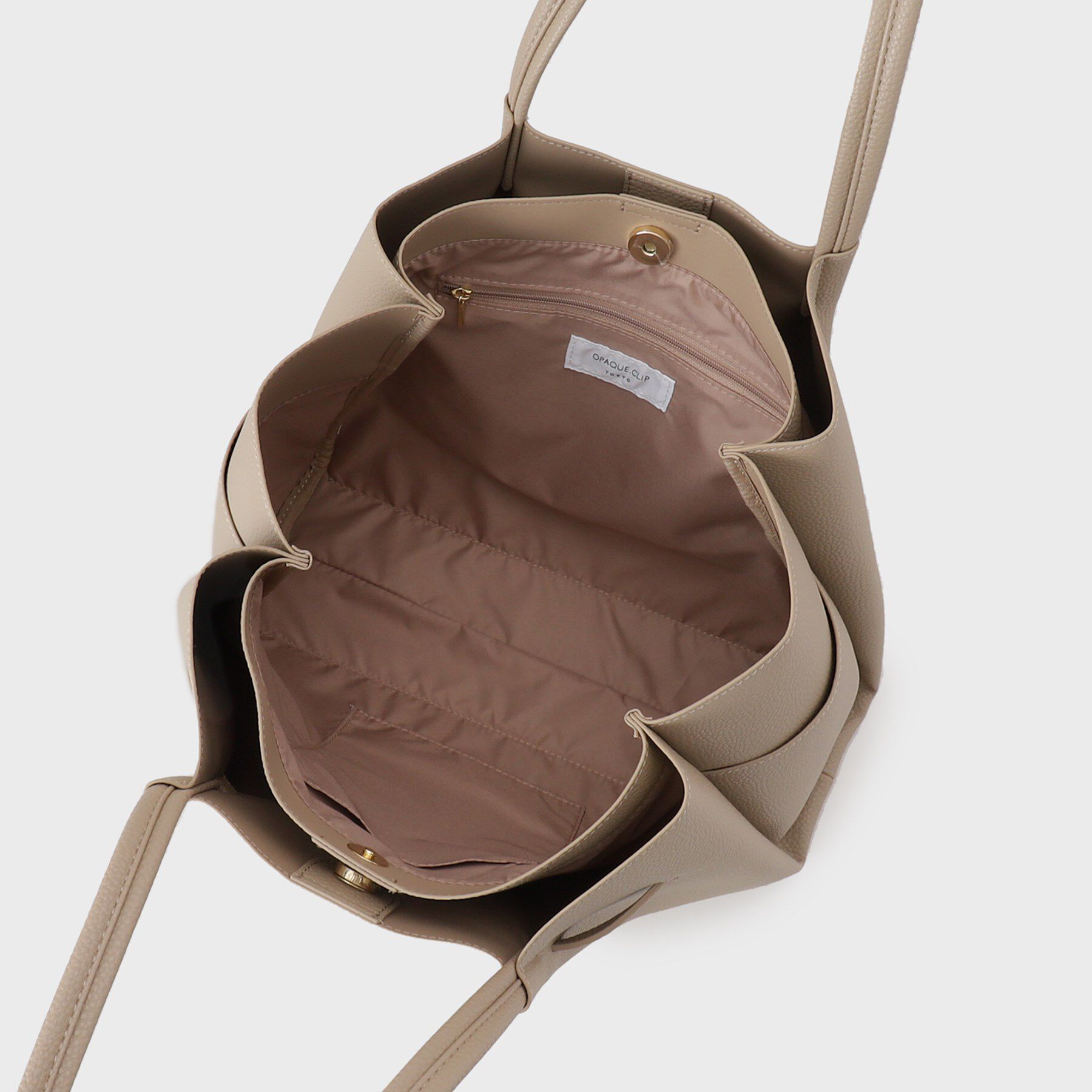 OPAQUE.CLIP「【軽量/A4サイズ対応/通勤対応】フロントベルトデザイントートバッグ」|トートバッグ|