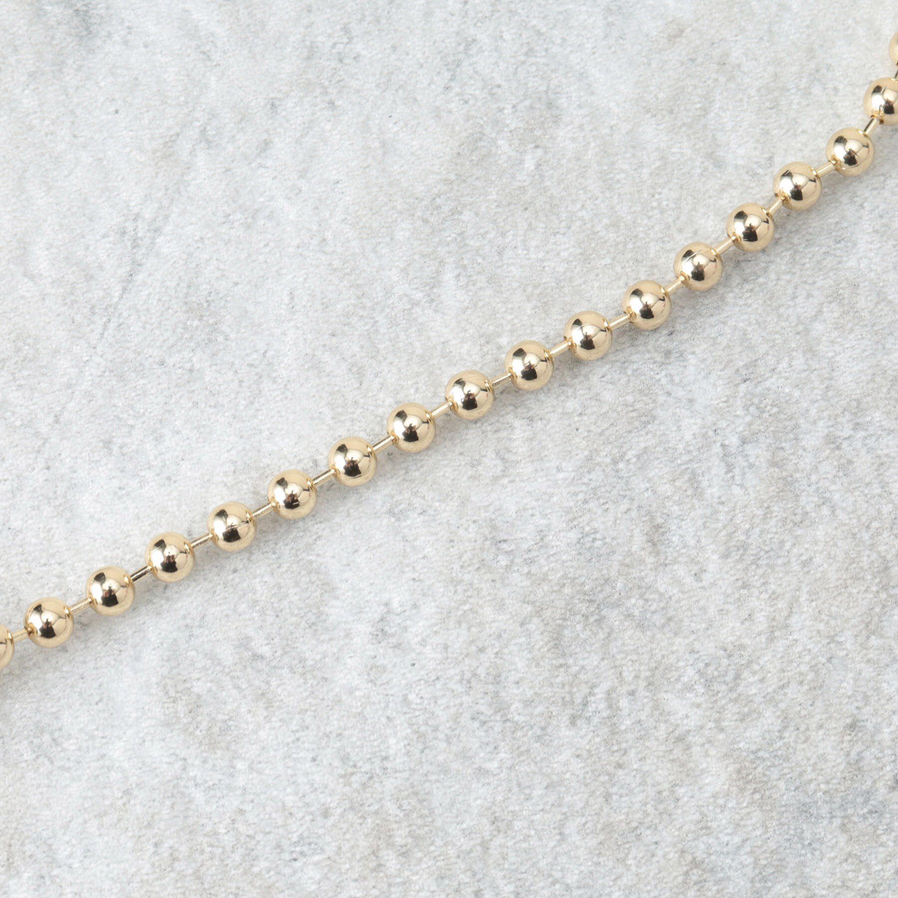 OPAQUE.CLIP「ハートマンテル ボールチェーンネックレス」|ネックレス|