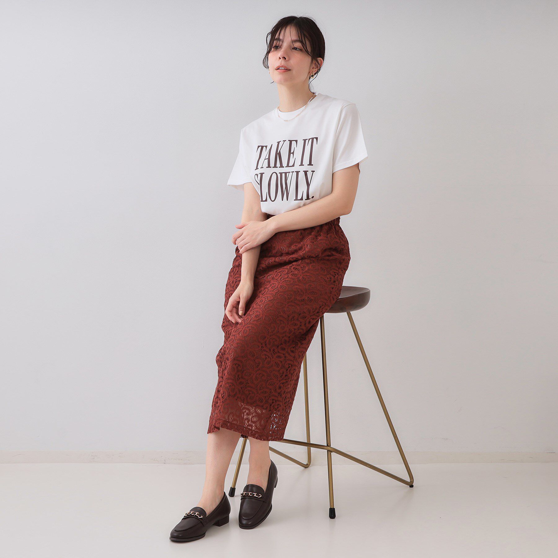 OPAQUE.CLIP「【抗菌防臭加工/通勤対応】チェーンデザインローファー」|パンプス|