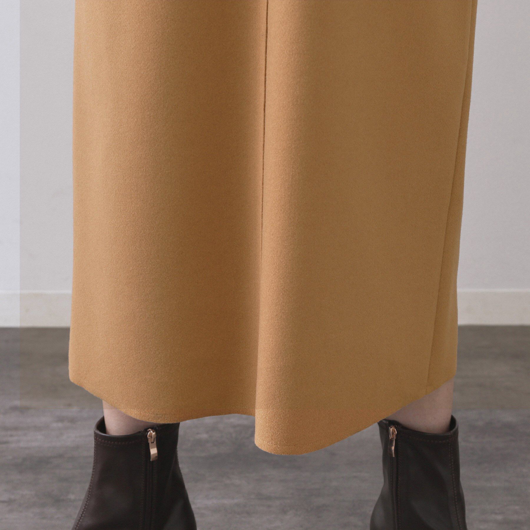 OPAQUE.CLIP「ウールライクジャンパードレス【洗濯機洗い可】」|ワンピース|