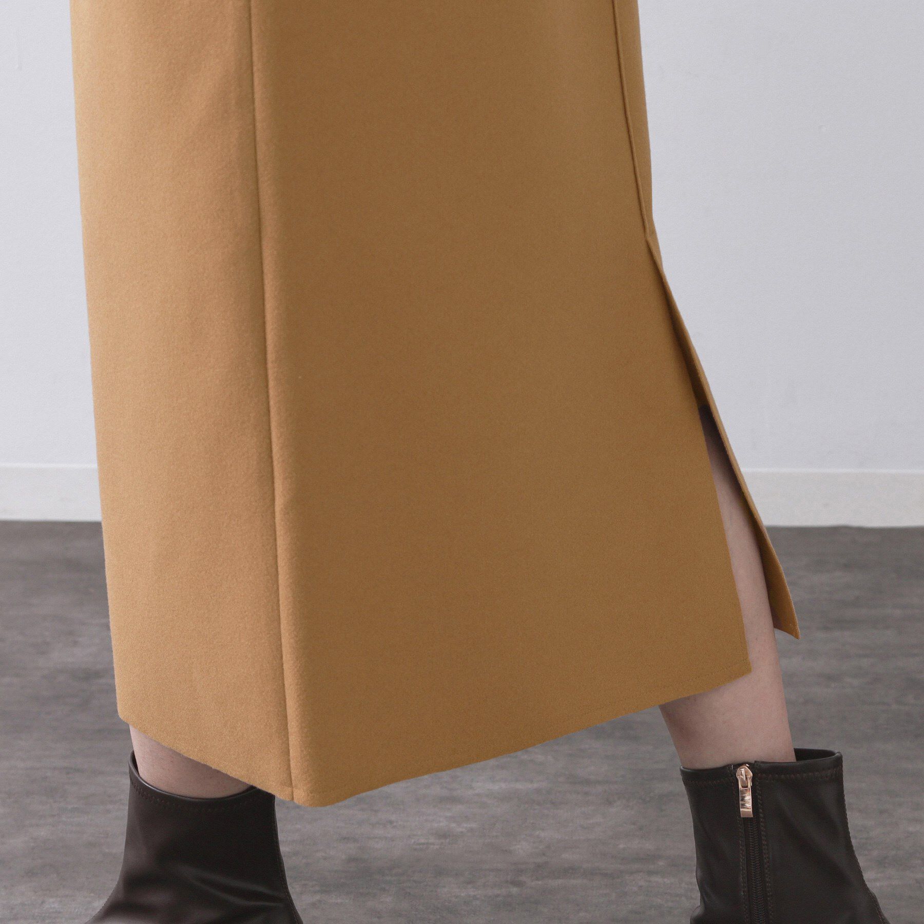 OPAQUE.CLIP「ウールライクジャンパードレス【洗濯機洗い可】」|ワンピース|