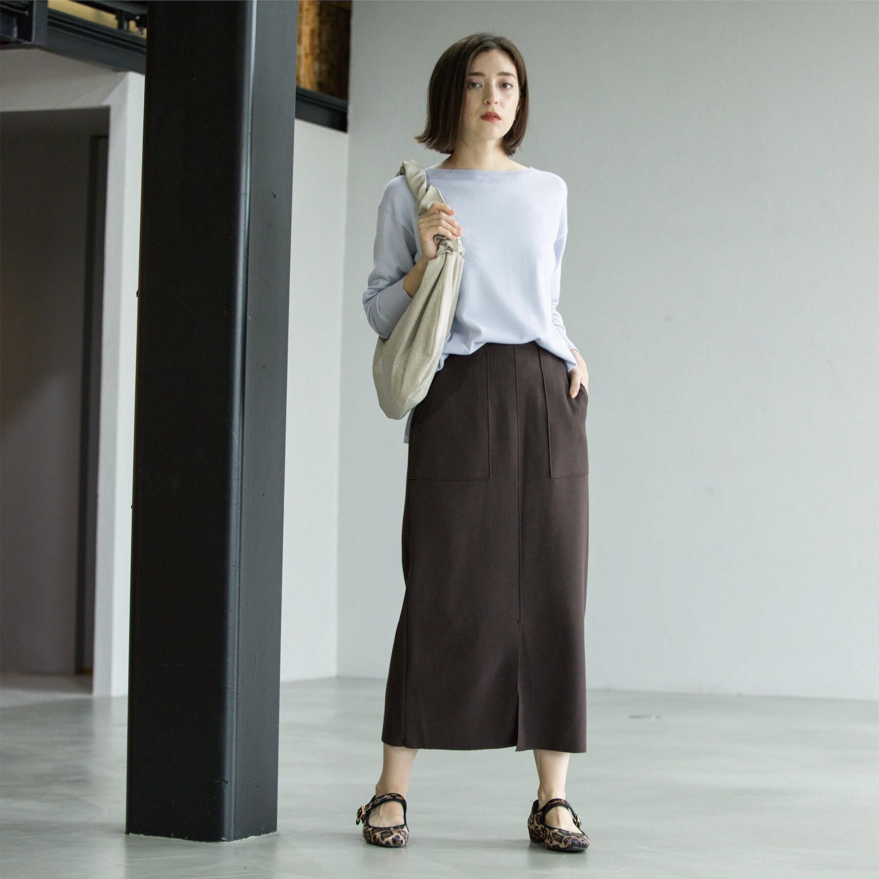 OPAQUE.CLIP「ウールライクタイトスカート【洗濯機洗い可】《8col》」|スカート|