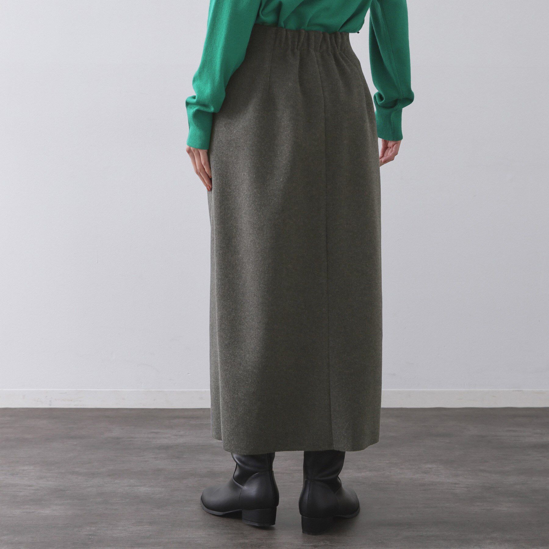 OPAQUE.CLIP「ウールライクタイトスカート【洗濯機洗い可】《8col》」|スカート|