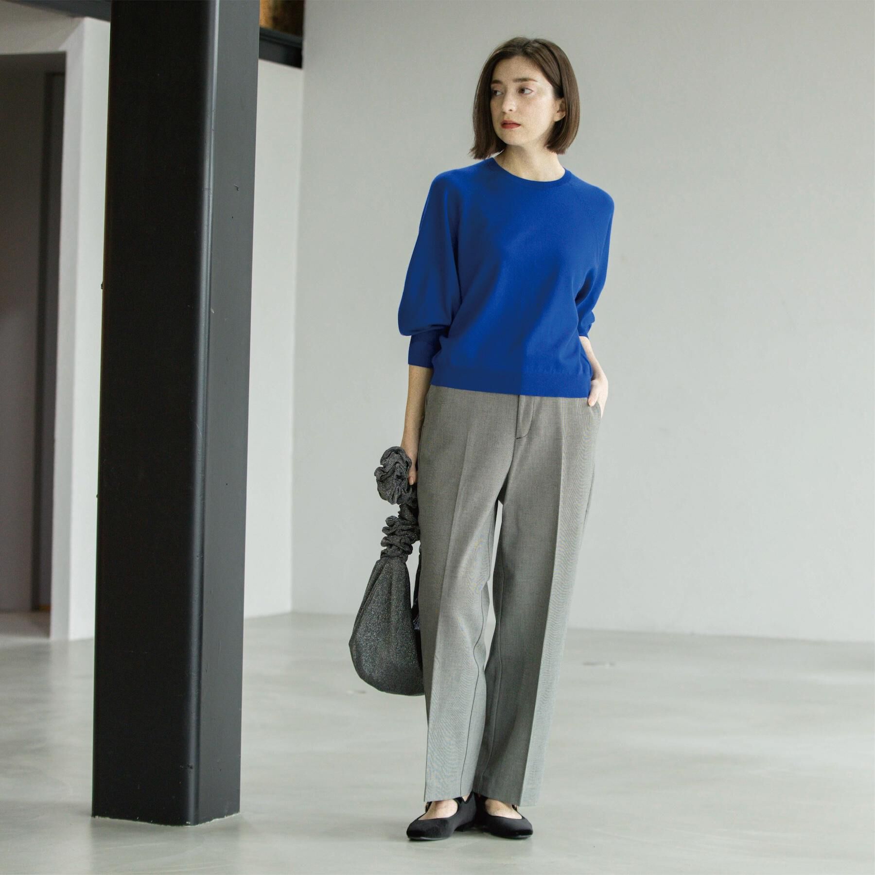 OPAQUE.CLIP「ウォームタッチ ワイドパンツ【洗濯機洗OK/ストレッチ】≪SS～LL≫」|その他|