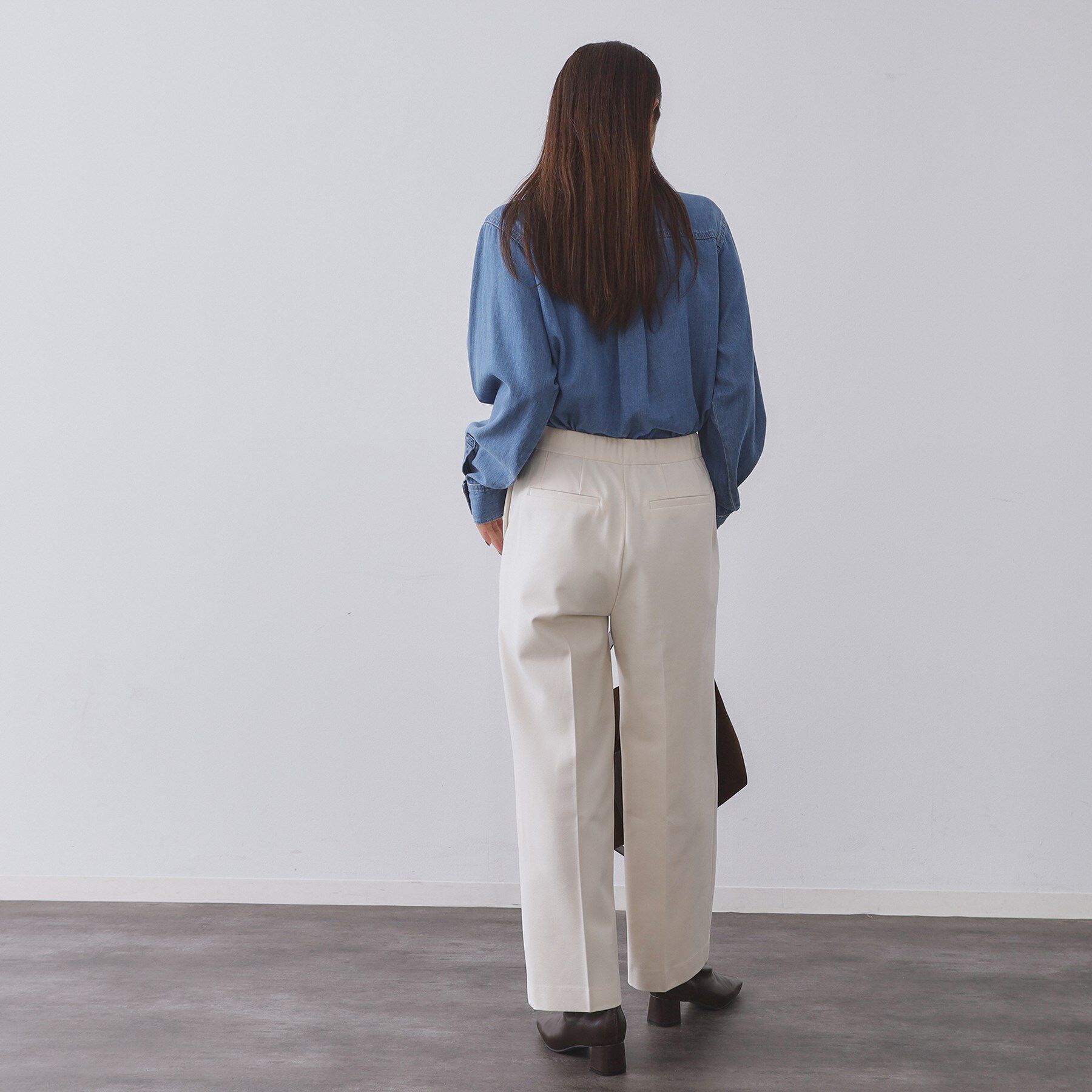 OPAQUE.CLIP「ウォームタッチ ワイドパンツ【洗濯機洗OK/ストレッチ】≪SS～LL≫」|その他|