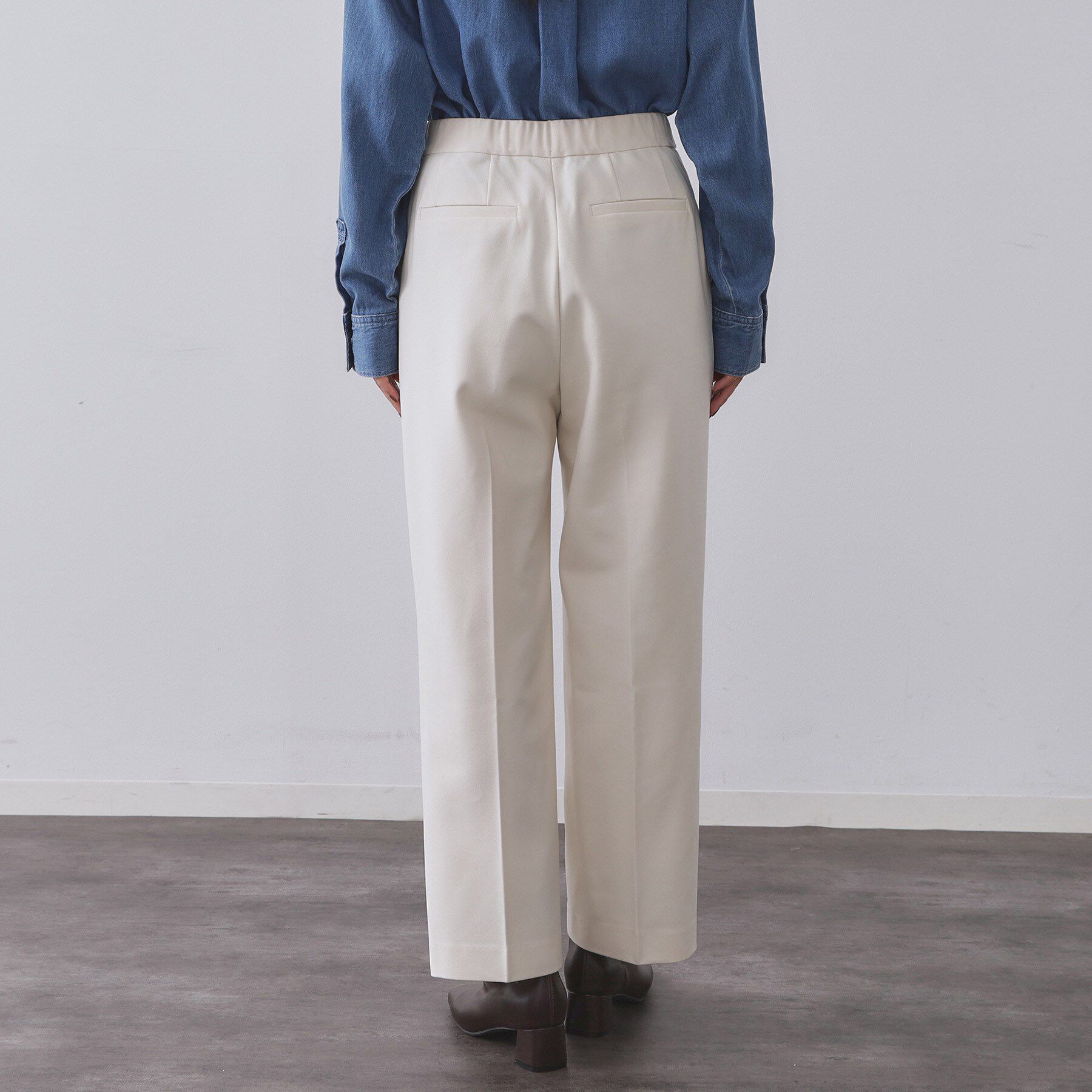 OPAQUE.CLIP「ウォームタッチ ワイドパンツ【洗濯機洗OK/ストレッチ】≪SS～LL≫」|その他|