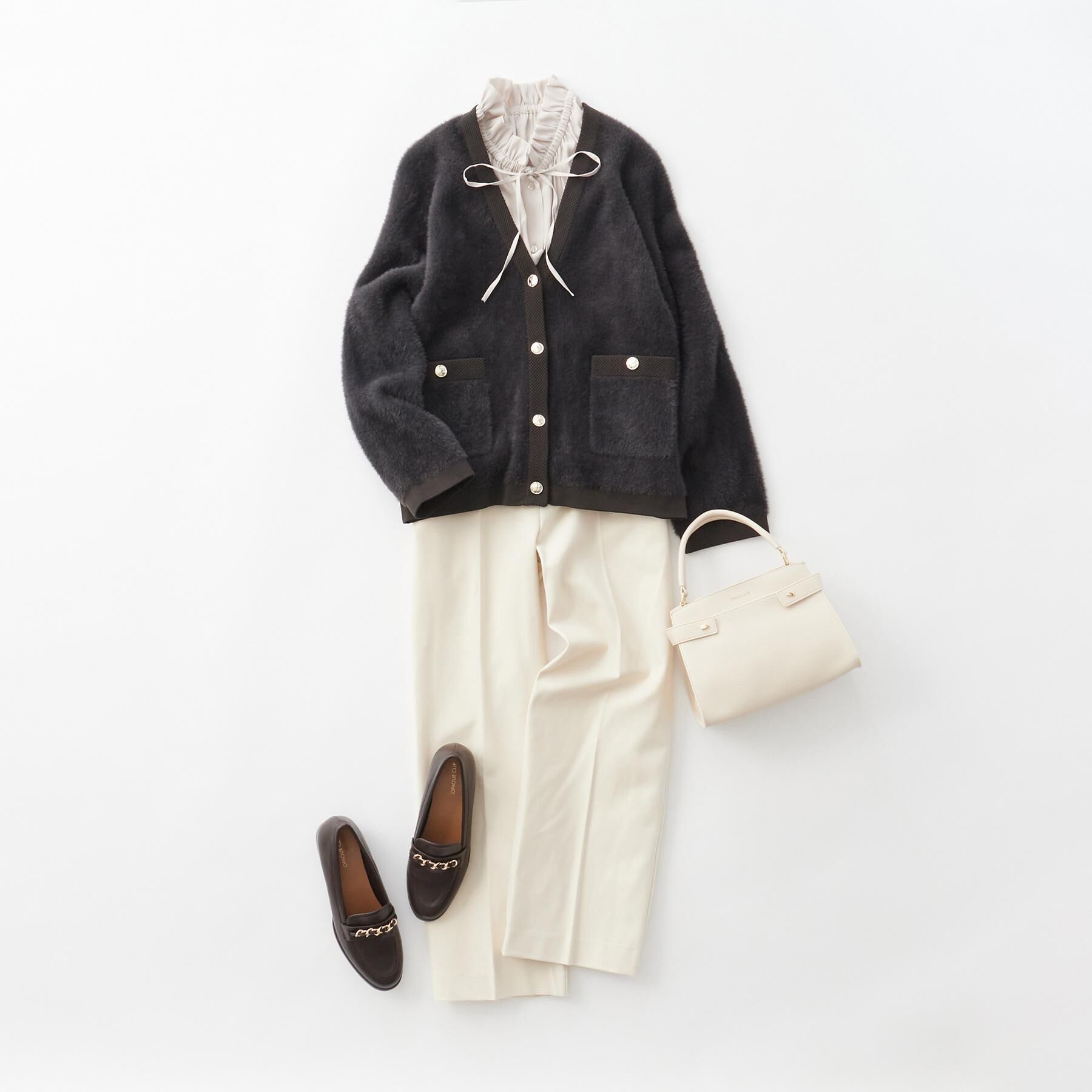 OPAQUE.CLIP「ウォームタッチ ワイドパンツ【洗濯機洗OK/ストレッチ】≪SS～LL≫」|その他|