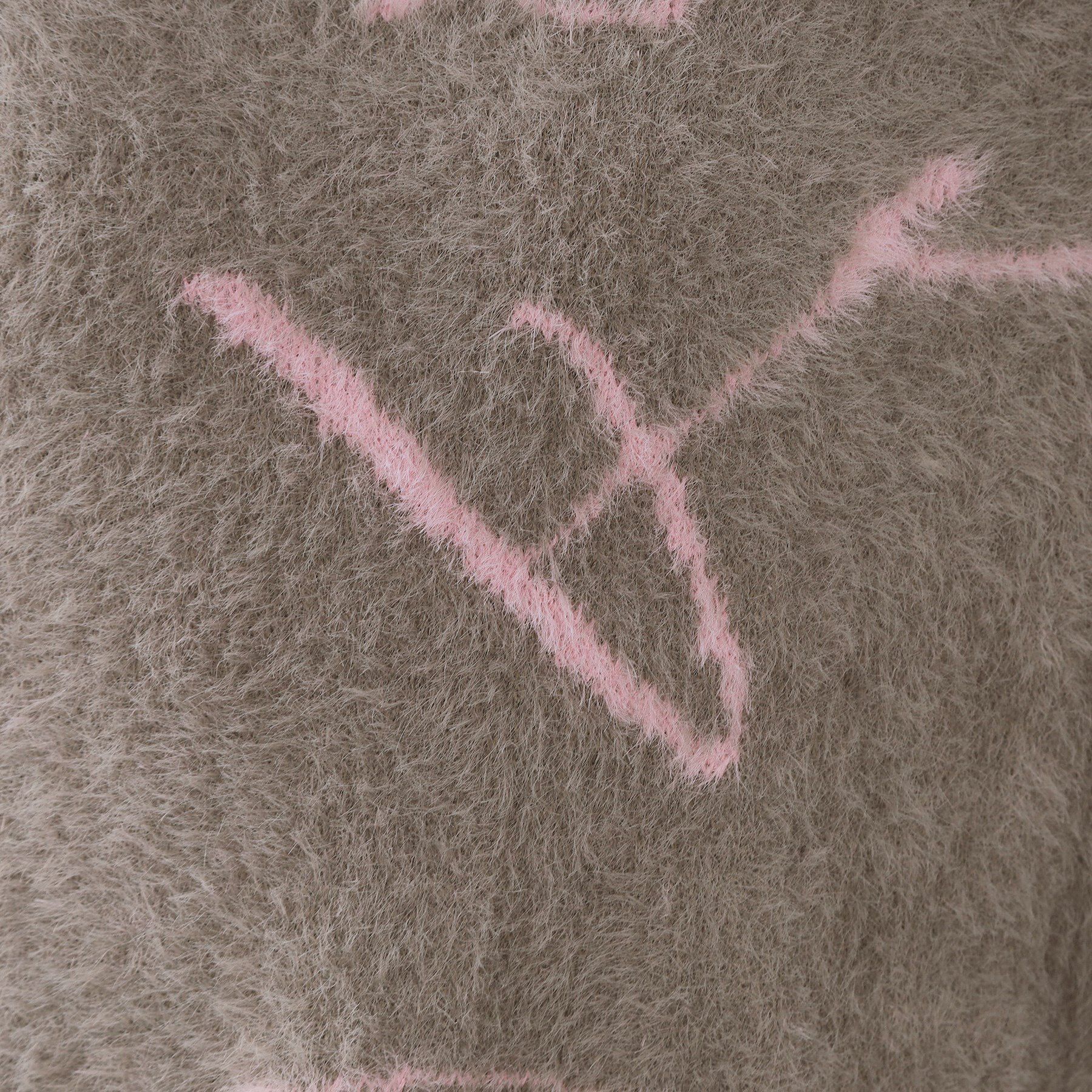 OPAQUE.CLIP「アート柄シャギーニット【洗濯機OK】」|ニット・セーター|