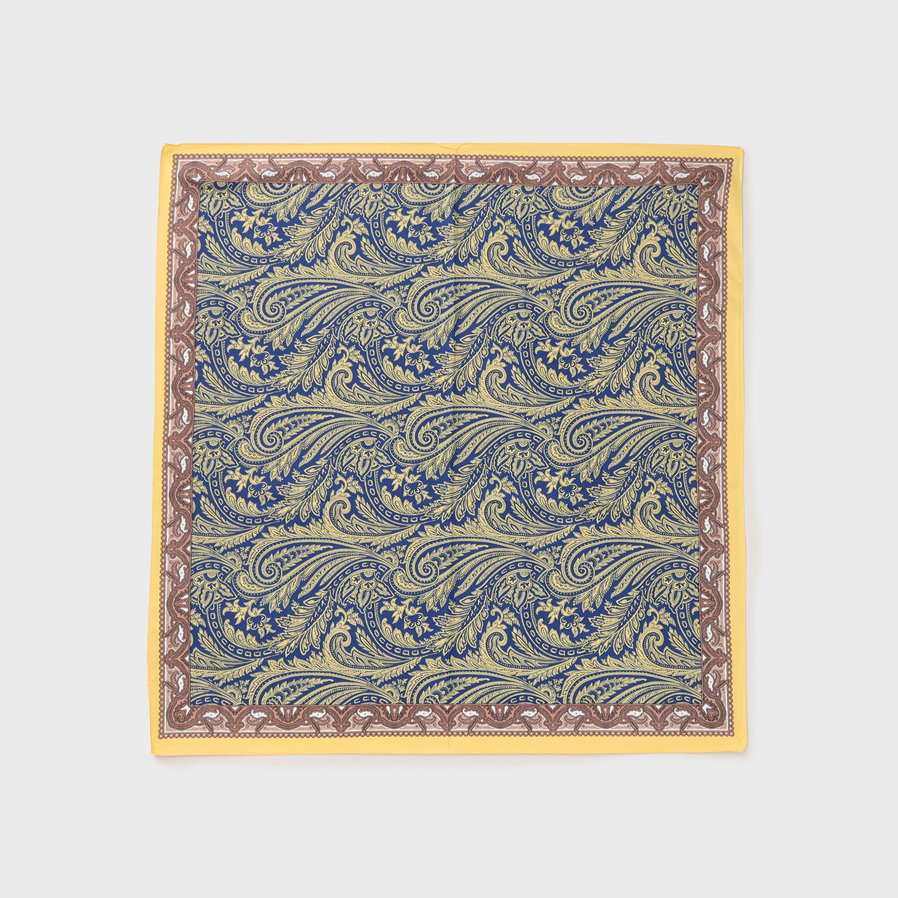 THE SHOP TK「ペイズリー大判ストール」|ストール|イエロー(131)